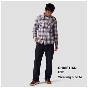 Stoic Flannel Western with Pearl Button Snap Closure Plaid Comfy Soft